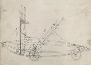 Brakes: Sir George Cayley's drawings