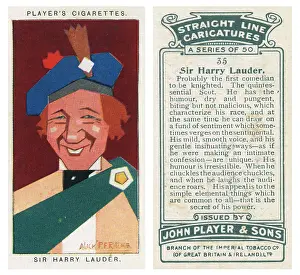 Cubist: Sir Harry Lauder - Scottish entertainer