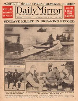 Halliwell: Sir Henry Segrave killed breaking speed record