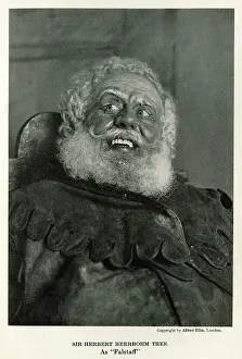 Falstaff: Sir Herbert Beerbohm Tree in the role of Falstaff