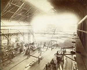 Hiram: Sir Hiram Maxim?s workshop at Baldwyn?s Park, Kent, 1890