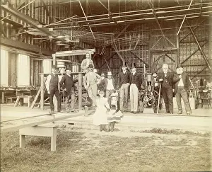 Hiram: Sir Hiram Maxim's workshop at Baldwyn's Park, Kent