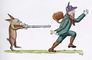 Lampoon: Sir John Eldon Gorst aims gun at 8th Duke of Devonshire