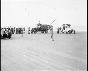 Daytona: Sir Malcolm Campbell breaking the land speed