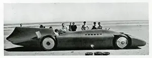 Bluebird: Sir Malcolm Campbell's Blue Bird, Bonneville, Utah, USA
