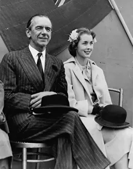 Dalkeith: Sir Malcolm Sargent, conductor, Duchess of Dalkeith