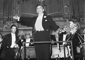 Organist: Sir Malcolm Sargent, English conductor and composer