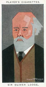 Cubist: Sir Oliver Joseph Lodge - British physicist