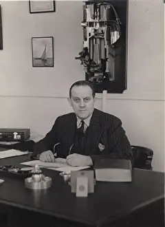 Fedden: Sir Roy Fedden in his office