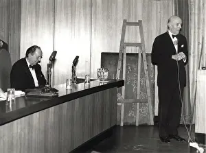 Hooker: Sir Stanley Hooker (left) and Sir George Edwards