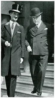Jul19: Sir Thomas Beecham leaving the War Office 1939