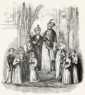 Nawab: Siraj-ud-Daula with his ten sons
