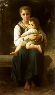 Bouguereau: The Two Sisters, by Bouguereau