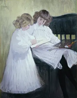 Adele: Sisters ' two girls drawing