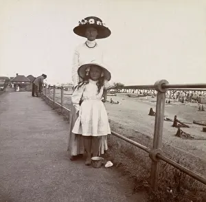 Patricia Aubrey: Two sisters at Southwold, Suffolk