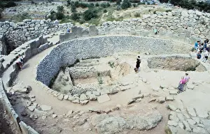 Fortifications: Site of Mycenean fortifications