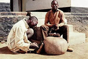 Mbira: Sithole(right) with Mubati(left). Mbira dza vandau
