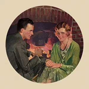 Smokes: Sitting by the Fireplace