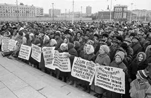 Protesters: Situation in Tatarstan, 1992