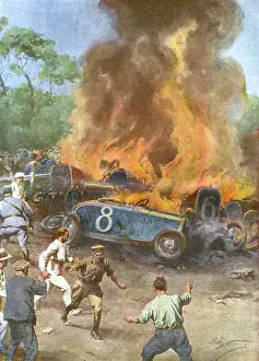 Extracted: SIX-CAR PILE-UP USA