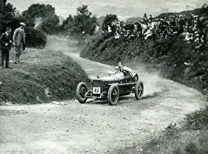 Caerphilly: Six-cyclinder Sunbeam competing at Caerphilly Hillclimb