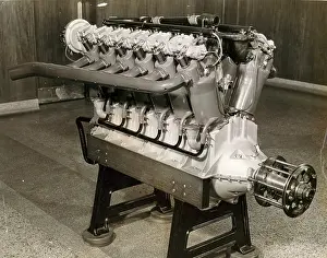 Six-cylinder double-row 400hp Liberty 12A engine