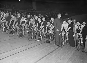 Rolled: Six-day-night race in Berlin, 1936