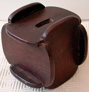 Offertory: Six-sided offertory or collecting box, WW1