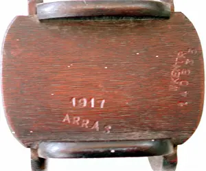 Offertory: Six-sided offertory or collecting box, WW1