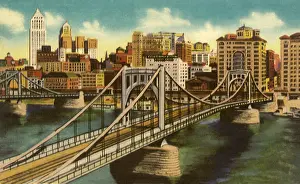 Pittsburgh: Sixth Street Bridge. Pittsburgh