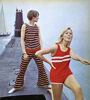 Towelling: Sixties fashion