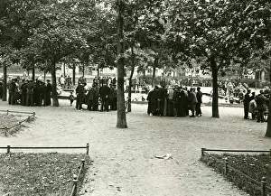 Sandbox: Skat player at the Leopoldplatz in Berlin-Wedding, 1932