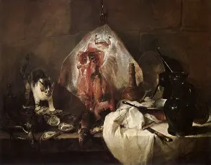 1728: The Skate, by Chardin