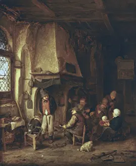 Ostade: The Skaters, by Adriaen van Ostade