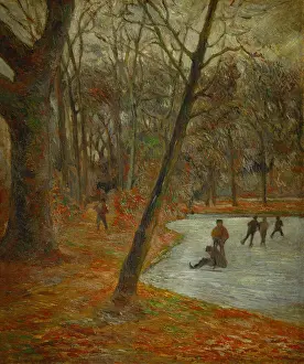 Patineurs: Skaters in the park in Frederiksberg