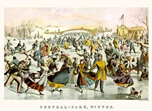 Skating in Central Park