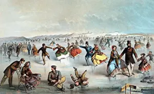 Charm: Skating in Central Park, New York, 1861