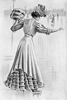Edwardians: Skating costume, 1906