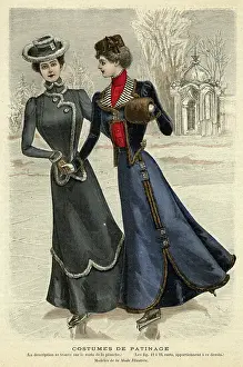 Lesbianism: Skating Fashions 1899