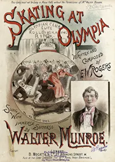 Munroe: Skating at Olympia, by E W Rogers
