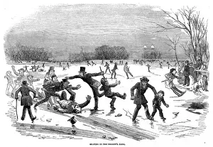 Topper: SKATING, REGENTS CANAL 1854