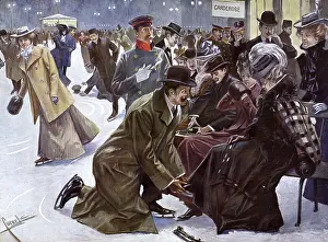 Doze: SKATING AT RINK 1907