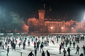Rink: Skating rink in Budapest, 1994