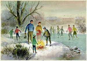 Cooke: Skating Scene