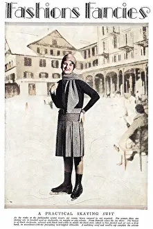 Rinks: Skating suit from Harrods, 1929