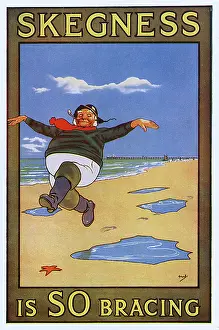 Jul17: Skegness is SO Bracing by John Hassall