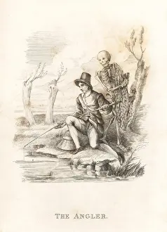 J. Andrews: The skeleton of Death and the angler