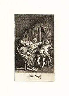 Eigenbrodler Verlag: The skeleton of Death comes for a quack doctor