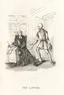 J. Andrews: The skeleton of Death and the lawyer