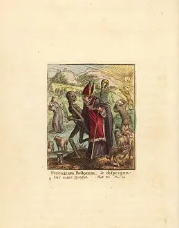 Hollar: Skeleton of Death takes the arm of a Bishop